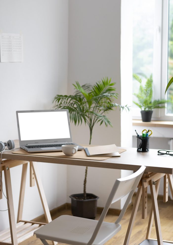 espace de travail dans un appartement